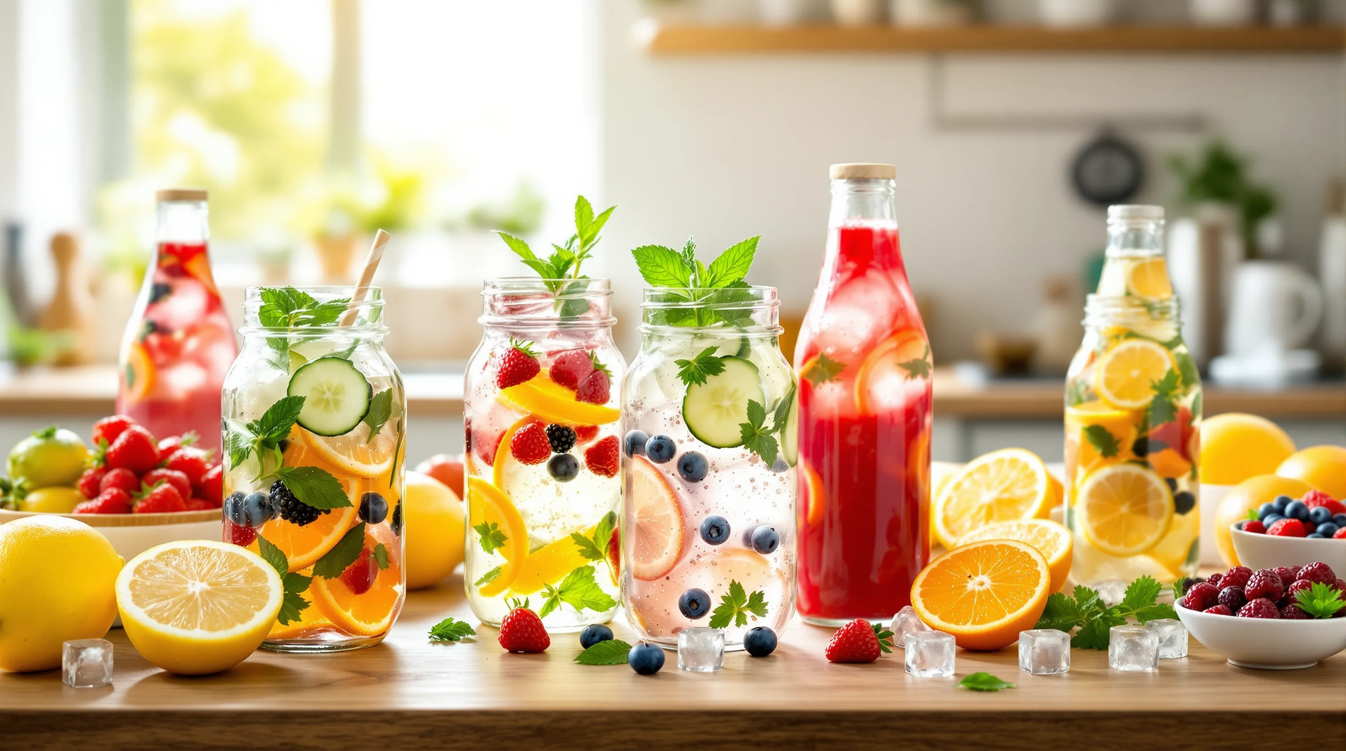 Bebidas detox caseras que sorprenden: recetas frescas para limpiar y revitalizar tu cuerpo
