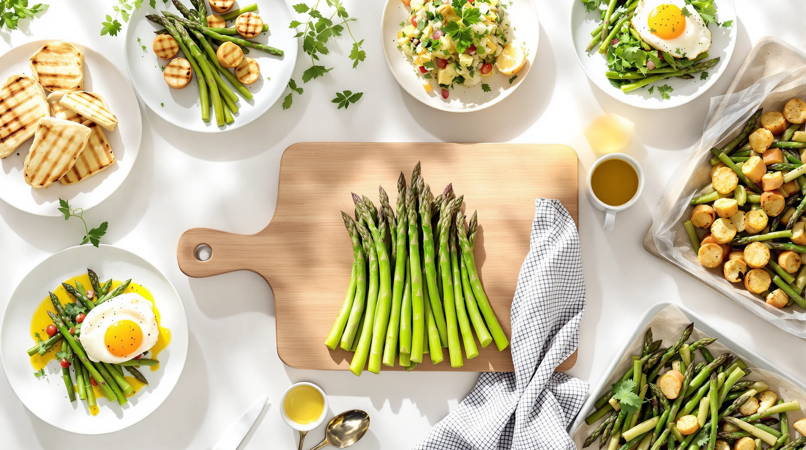 Espárragos trigueros: 7 recetas fáciles para una cocina saludable