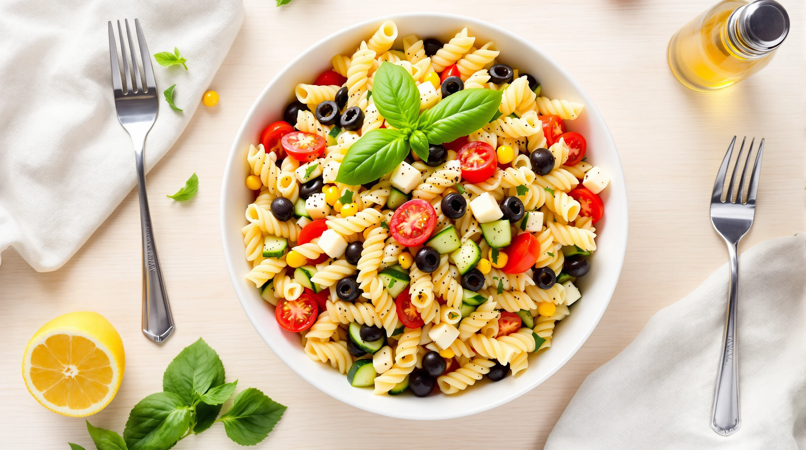 Receta ensalada de pasta: el método fácil para un plato fresco y sabroso