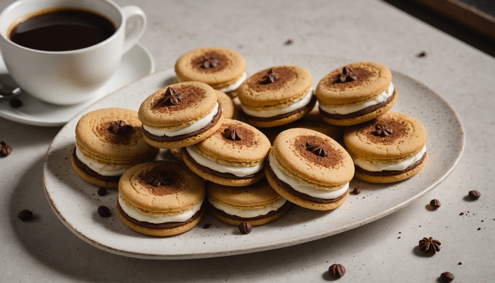 Sorprendentes sabores : galletas tiramisú para deleitar tus sentidos